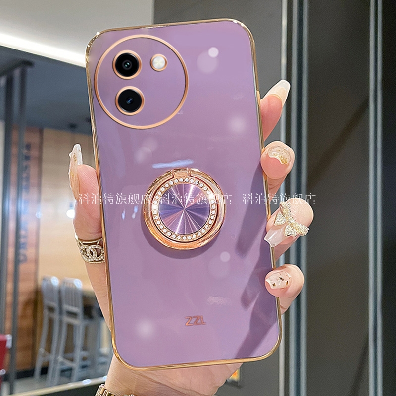 vivoY100十手机壳闪钻指环防摔