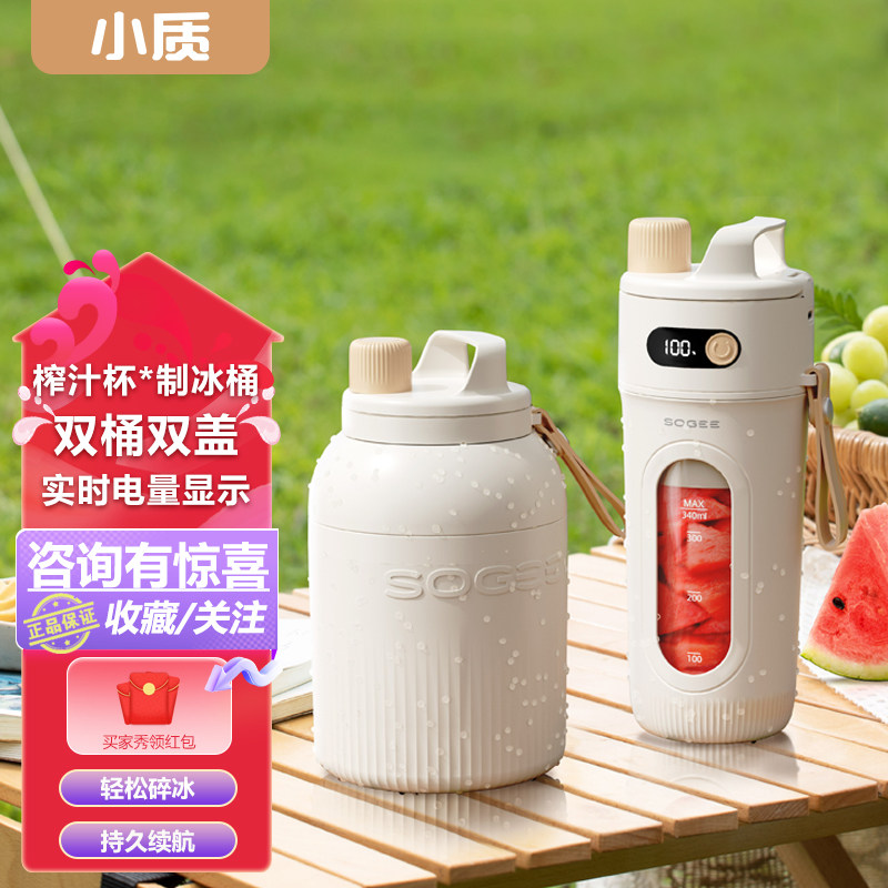 小质果汁杯12叶刀头小型便携式户外水果蔬菜奶昔搅拌碎冰沙榨汁机