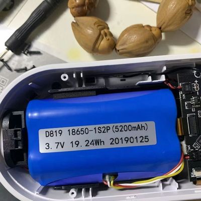 18650锂电池适用于360只能可视门铃D819可充电锂电池3.7v5200mah