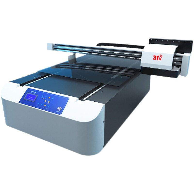 新品新品31度uv平板印表机大型金属标牌包装礼q盒水晶u标冷转印贴