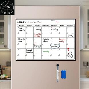 Magnetic Whiteboard Fridge Magnet Stickers Dry Erase Planner