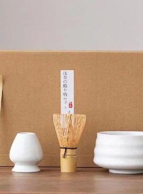 Japanese Matcha Tea Set Matcha Bowl with Spout Matcha Whisk