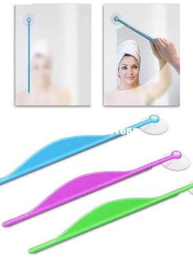 Flat Mirror Window Wiper Cleaner Squeegee Defog Cleaning Bru