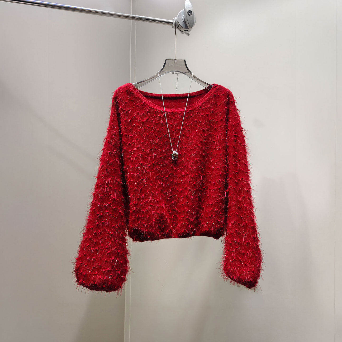 MBS.欧洲站新款HELMCH深圳南油复古长袖针织上衣装饰链中长款毛衣,女装/女士精品,毛针织衫,淘宝优惠券,粉丝福利购,淘宝优惠卷