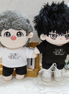 10/20cm娃衣棉花公仔玩偶NCT127澳门演唱会应援短袖T恤娃衣服现