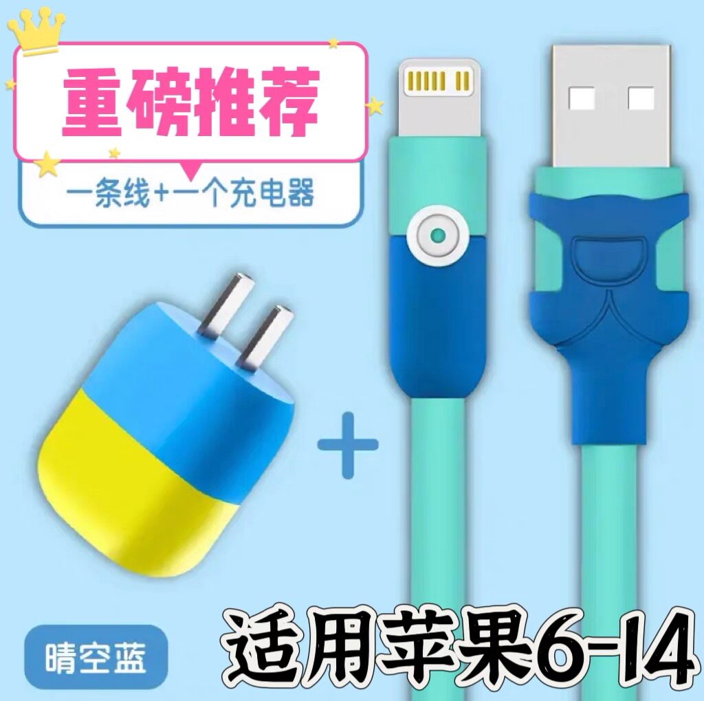 14充电器头PD快充iPhone13/12pro数据线插头max手机ipad平板plus