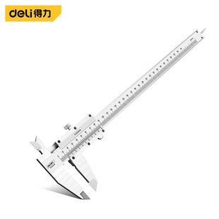 得力(deli)机械式游标卡尺简易卡尺游标读数内径外径卡尺300mmDL9