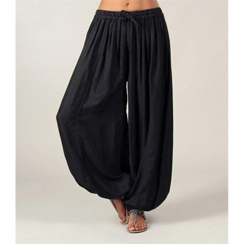 pantswomen女士纯色抽绳