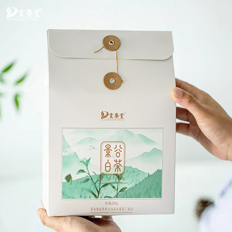 云南月光白茶云春堂200克袋