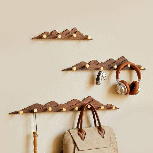 挂衣架墙上壁挂创意入户门口玄关挂衣钩进门后衣帽衣服挂钩免打孔