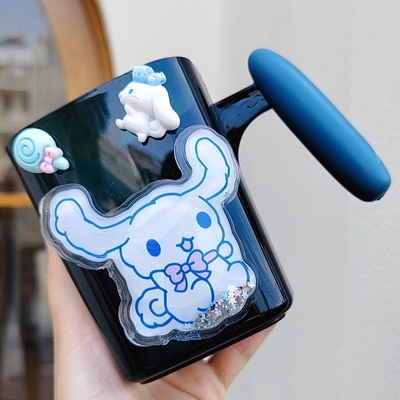 玉桂狗把手漱口杯流沙可爱