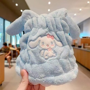大耳狗儿童干发帽超强吸水女童浴帽擦头毛巾宝宝洗头玉桂狗包头巾