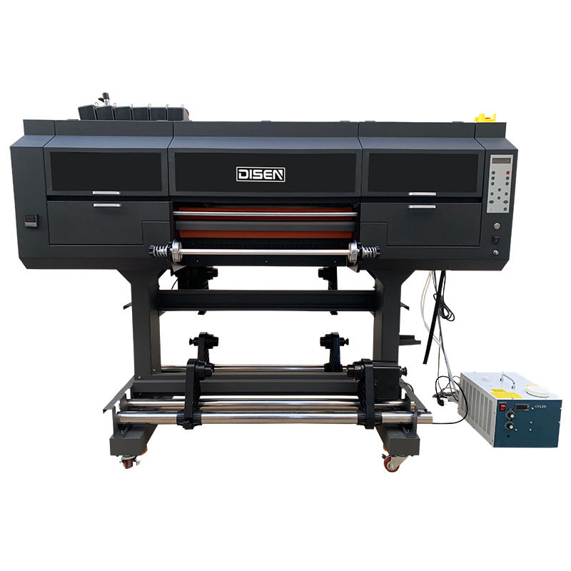 60cm uv水晶标打印机金属标logo卷材小型礼盒烫金A1大型水晶标
