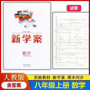 配送试卷含答案 部编版 初中初二上学期数学八年级上册教辅同步配套练习册 实验教材新学案8八年级上册数学配人教版 2025新版