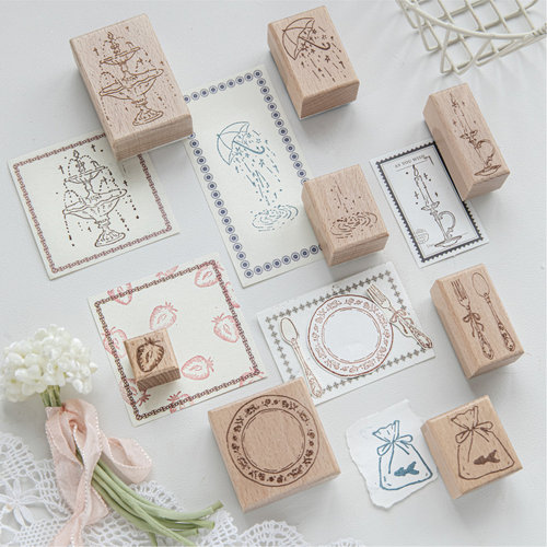 陌墨原创木质印章浮光印记系列