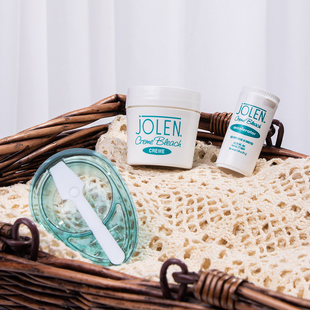 141g 淑眉染眉膏漂胡剂漂淡眉毛42.5g 保税 Jolen漂眉漂胡膏套装