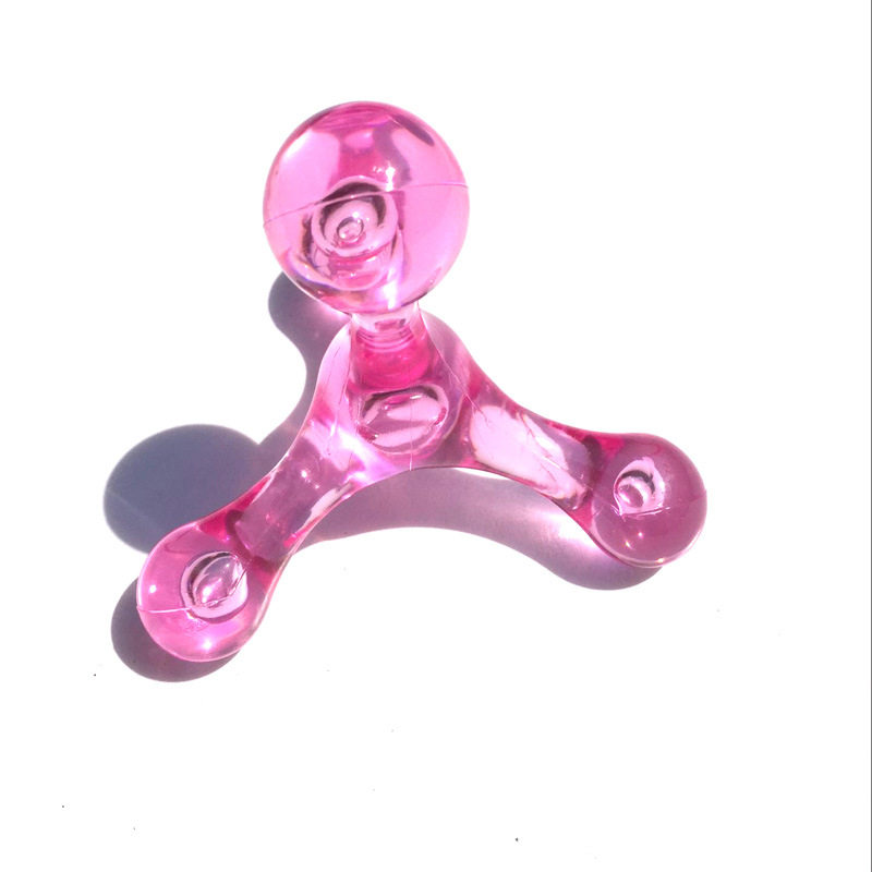蛙型按摩器手动平衡四球按摩器腰背迷你按摩棒直销手部滚轮按摩夹