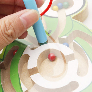 厂家直销 木丸子磁性运笔迷宫系列  儿童早教益智玩具智力游戏