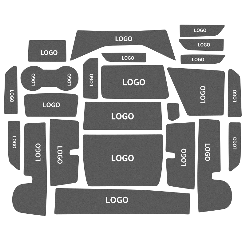 适用埃安昊铂GT/HT门槽水杯垫车载储物改装防滑汽车中控装饰用品