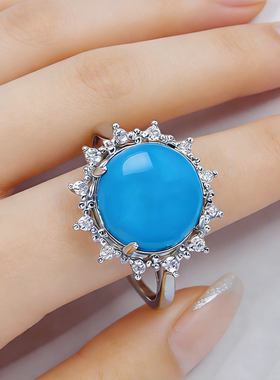 S925纯银蜜蜡珍珠戒指空托女款