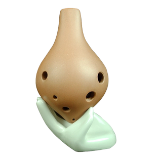 陶笛6孔初学中音C调Ac学生儿童成人专业演奏六孔乐器三满陶笛7孔