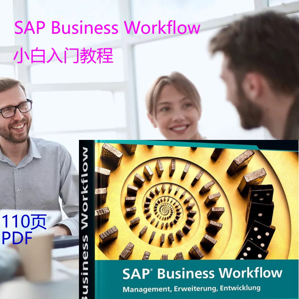 SAP Business Workflow业务工作流 小白入门教程 110页单个PDF - 实物图