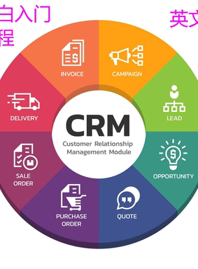 SAP CRM 小白入门教程 英语版 单个PDF 图文并茂 初学者 初级顾问
