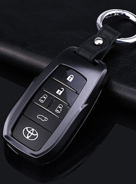 专用丰田埃尔法车钥匙套威尔法ALPHARD阿尔法VELLFIRE包扣壳高档