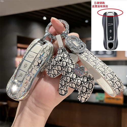 保时捷Dr钥匙套进口TPU软胶材质，试用15天