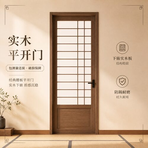 定制实木卧室门全国上门安装