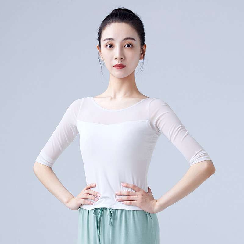 乔丫舞蹈上衣练功服古典纱衣