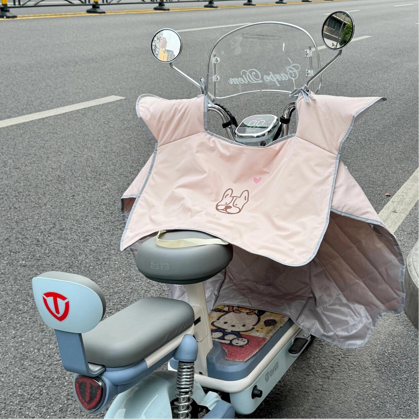 电动车挡风被夏款2025新款防晒电动车防水罩薄款遮阳四季通用夏天