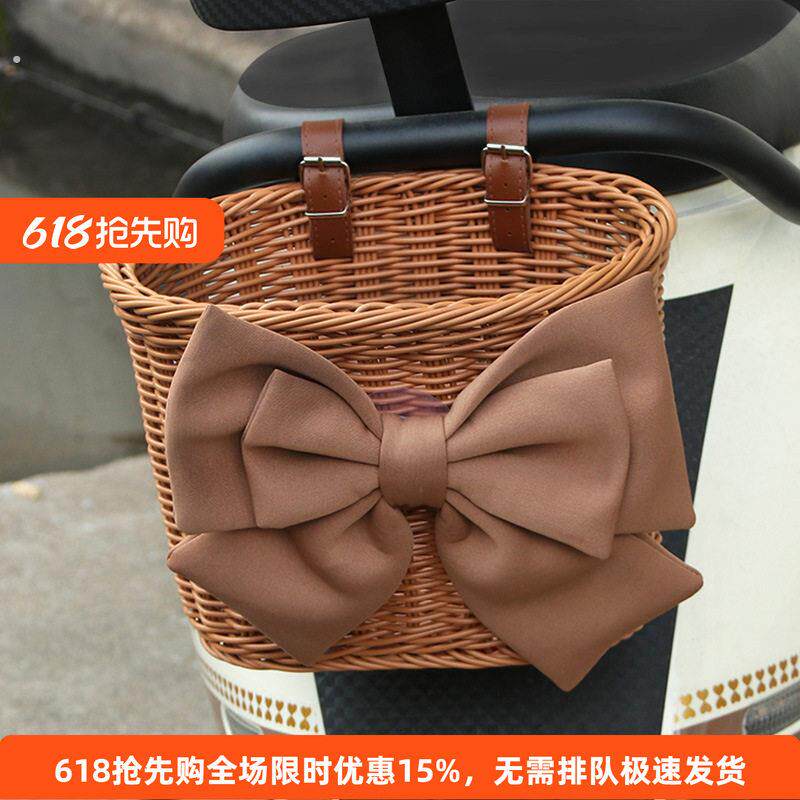 电车后置车筐电动车后尾筐储物后备箱后座置物神器摩托车车篓大号