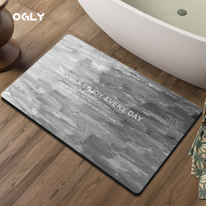 OGLY耐脏防滑浴室地垫吸水硅藻泥软垫卫生间厕所门口脚垫子地垫,居家布艺,家用脚垫,淘宝优惠券,粉丝福利购,淘宝优惠卷