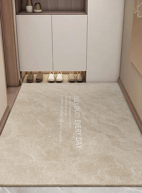 OGLY入户门地垫大理石玄关脚垫防滑易打理入门地毯门垫进门口家用
