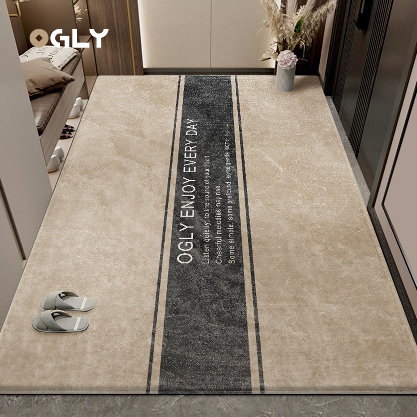 OGLY2025新款入户门地垫防滑耐脏