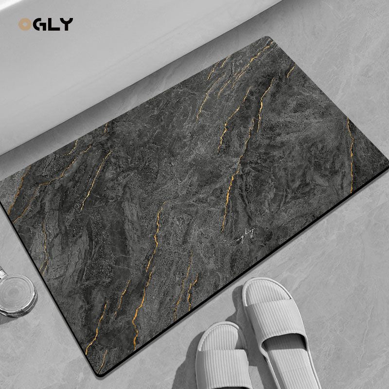 OGLY北欧风浴室吸水地垫