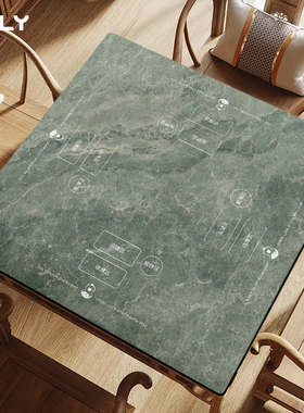 OGLY2025新款打掼蛋专用桌垫加厚消音正方形牌垫麻将桌垫打扑克牌