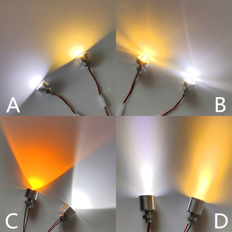 12v灯led灯 超亮聚光射灯低压强光led灯珠照明灯12伏灯泡机器设备