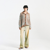 直筒版 Howwell 怀旧擦色牛仔裤 型显腿长复古做旧