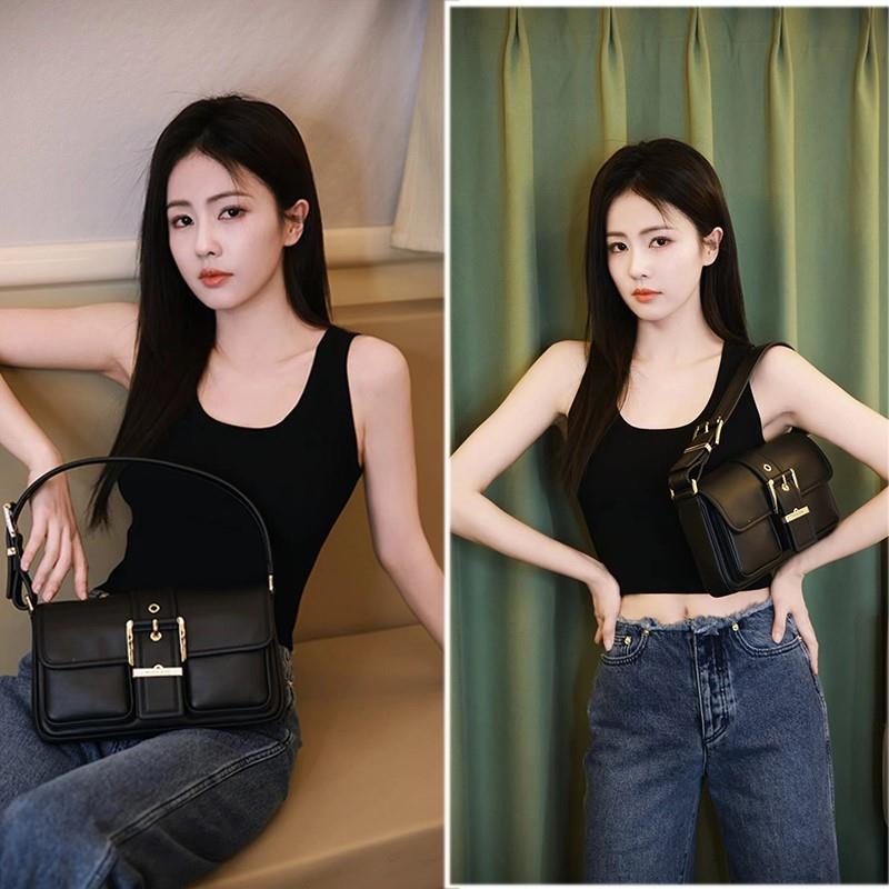 明星同款白鹿黑色小吊带无袖打底背心女夏季2025新款短款露脐上衣