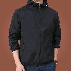 夏季防晒服男士薄款透气运动休闲防晒衣大码皮肤衣男装上衣外套潮