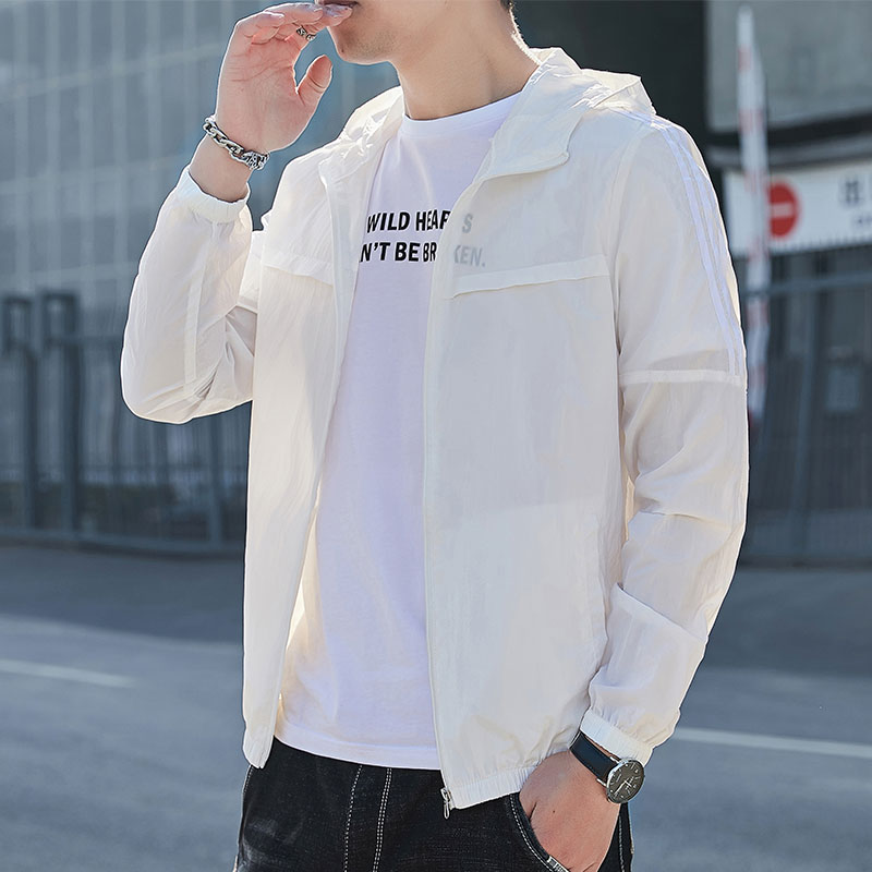 冰丝防晒衣男夏季防紫外线薄款速干日系户外透气大码防晒服外套