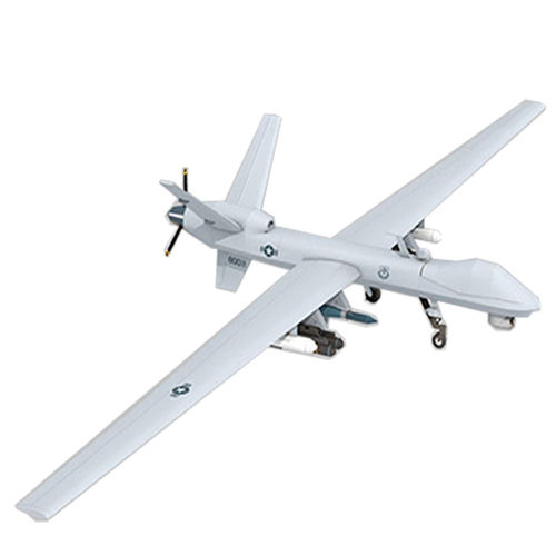 1:32 美国MQ-9掠食者侦察机 纸模型 飞机模型 手工DIY
