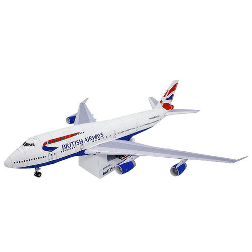 军迷模型 波音747客机 纸模型 波音 747 民航客机 手工DIY