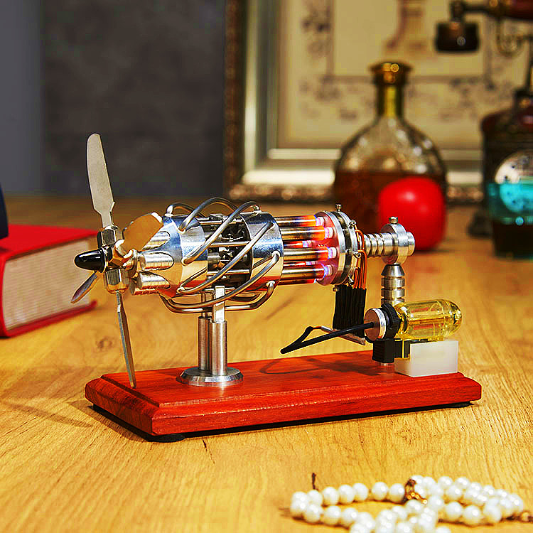 斯特林16缸发动机模型全金属引擎