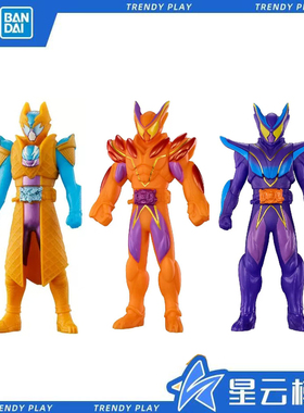 万代软胶手办模型  假面骑士加布英雄系列Gavv超越主宰14cm高现货