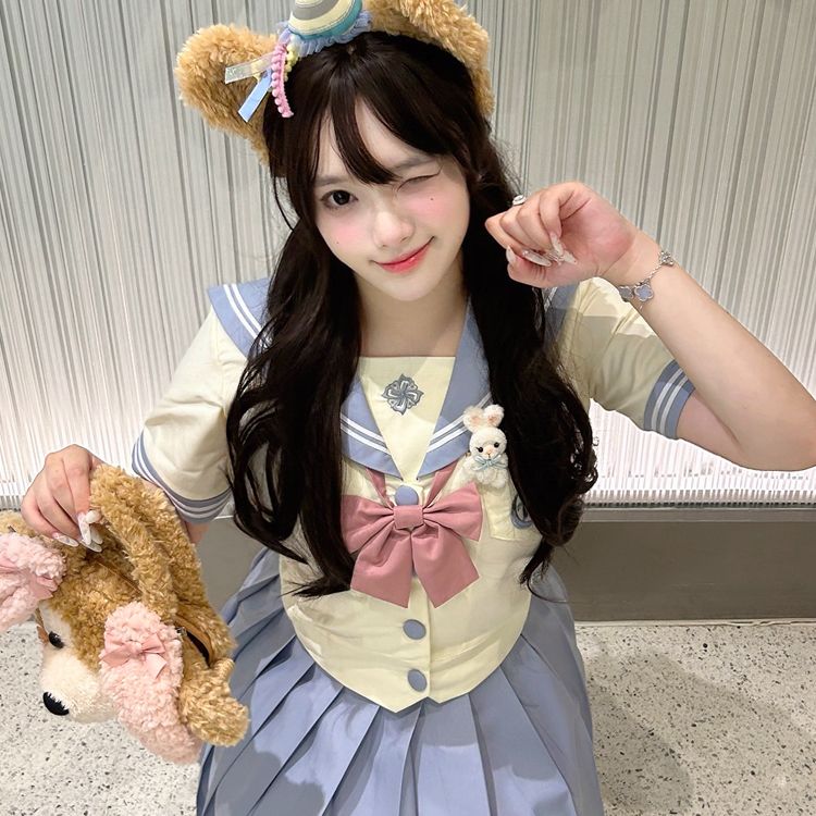【海盐学姐】原创JK制服水手服正品日系套装学院风基础款学生校服