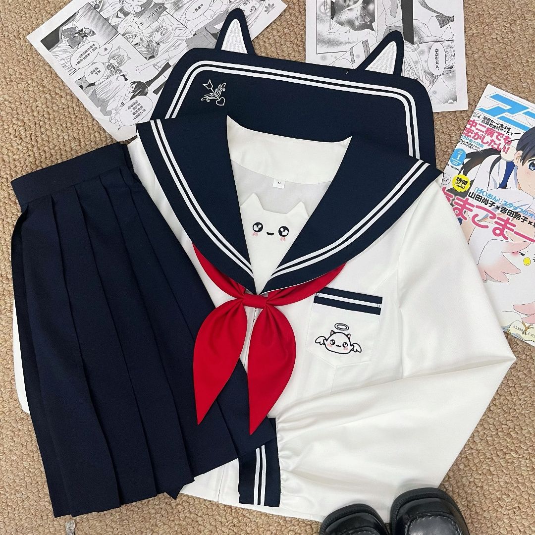 【灵灵酱】知半城正版日系萌系幼稚园可爱JK制服套装女水手服软妹