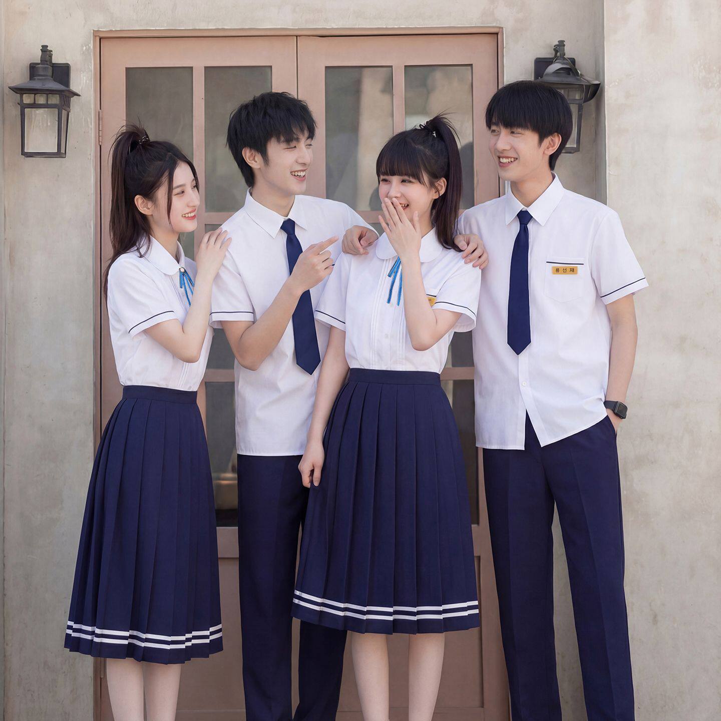 南川中学校服同款套装jk制服日系学院风高中学生装演出服毕业班服